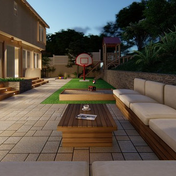 Kids & Adults Entertainment Areas | Utilizing a Steep Slope