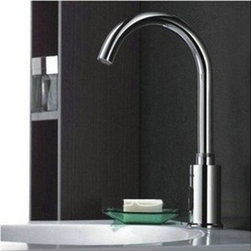 Wella Goose Neck Chrome Sensor Faucet B510 - Kitchen Faucets