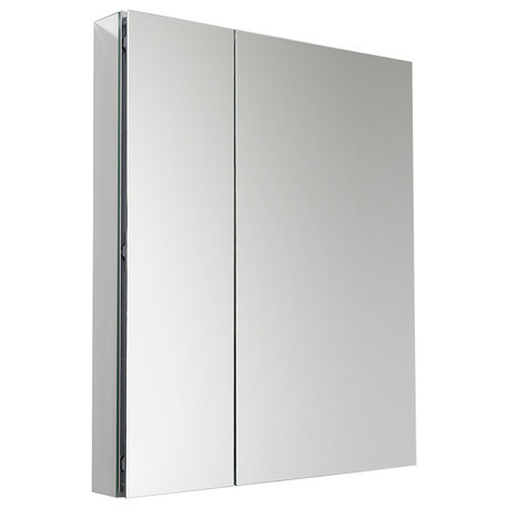 Fresca 30" Wide x 36" Tall Bathroom Medicine Cabinet w/ Mirrors