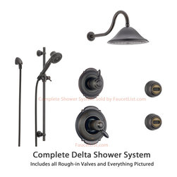 Delta Victorian Collection Venetian Bronze Finish Shower System SS17T5592RB - Products
