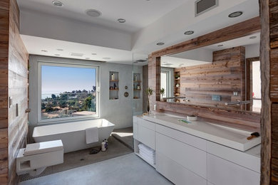 West Hollywood Hills - Contemporary Bathroom