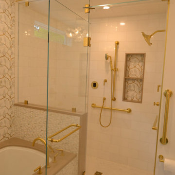 New first floor bathroom with ADA/Aging In Place Features