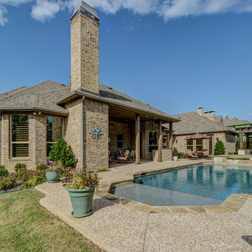 Schlegel Residence - Rear Exterior and Pool