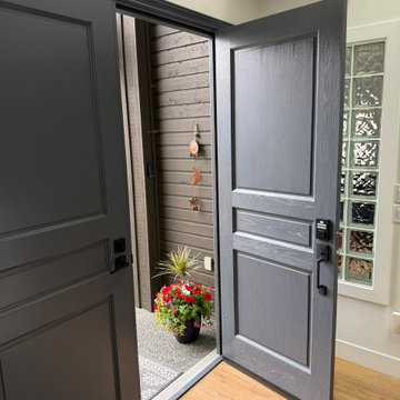Double Door Restoration and Insulation Upgrade In North Vancouver