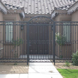 Courtyard & Pedestrain Gates - Home Fencing And Gates