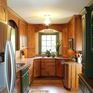 Knotty Pine Kitchen
