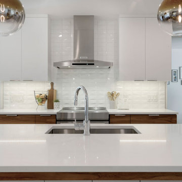Contemporary Walnut Kitchen