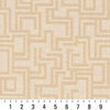 Beige And Ivory Geometric Outdoor Indoor Marine Upholstery Fabric By The Yard