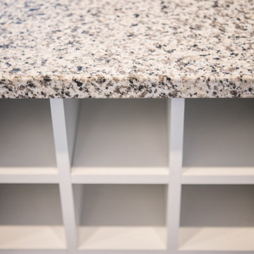 Custom kitchen island detail