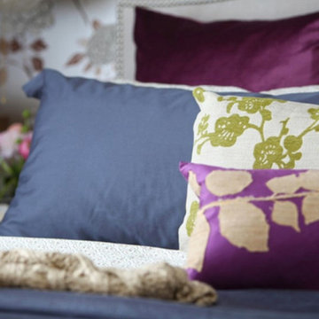Sophisticated Master Bedroom with Color