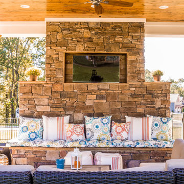 Hixson Project | Patio, Stone, Siding