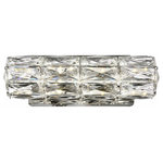 Elegant Lighting - Elegant Lighting 3501W12C Valetta - 12.2" 0.78W 1 LED Wall Sconce - Valetta wall sconces dress up a bathroom, office,Valetta 12.2" 0.78W  Chrome Clear Royal C *UL Approved: YES Energy Star Qualified: n/a ADA Certified: n/a  *Number of Lights: Lamp: 1-*Wattage:0.78w LED bulb(s) *Bulb Included:No *Bulb Type:LED *Finish Type:Chrome