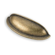 Antique Brass Cup Pull, SD99233