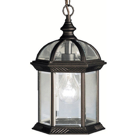 Barrie Outdoor Pendant 1-Light, Tannery Bronze, Standard