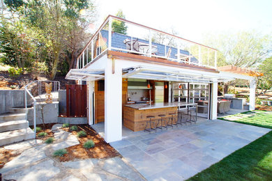 Inspiration for a modern exterior home remodel in San Francisco