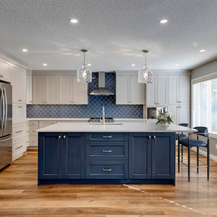 Eclectic kitchen photo in Calgary