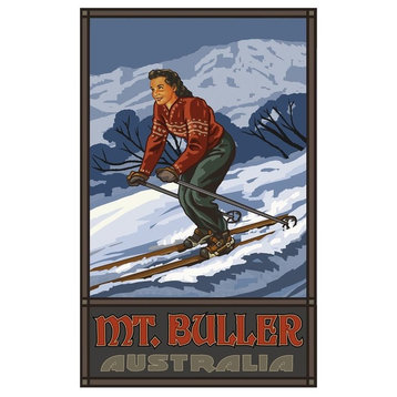 Paul A. Lanquist Mt Buller Victoria Australia Downhill Art Print, 12"x18"