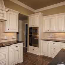 kitchen, white cabinets
