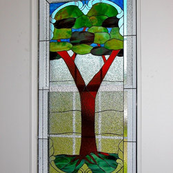 Tiffany Tree of Life Reed - Stained Glass Panels