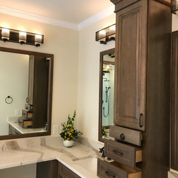 Warm and up-to-date Master Bath