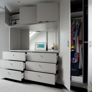 Angled Loft wardrobe