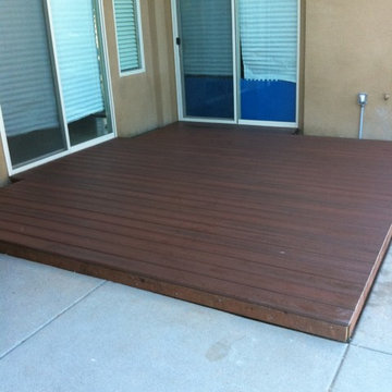 Fiberon Deck and Exposed aggregate concrete