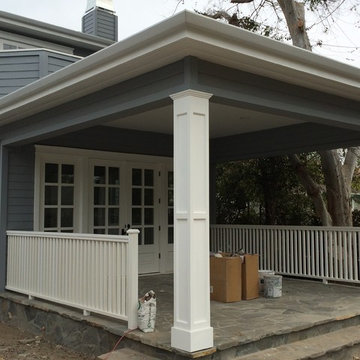 Flat Face Rain Gutters in Los Angeles