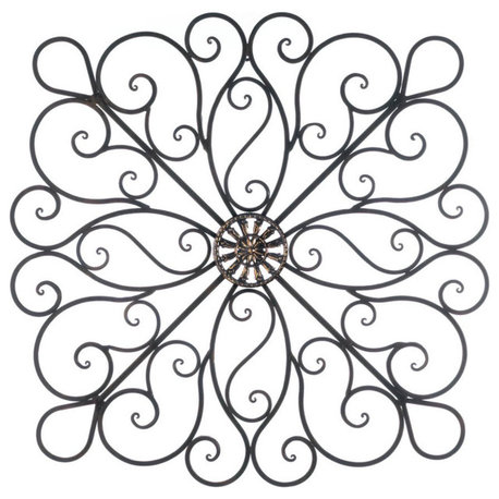 Iron Scrollwork Wall Decor