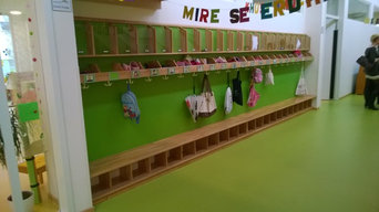 Kindergarten Spielinsel -  Garderoben