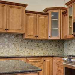 Cinnamon Maple Wall Cabinets - Kitchen Cabinetry