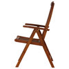 Bonty Position Solid Teak Accent Chair