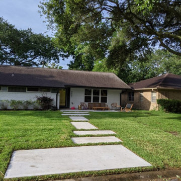 Modern Concrete Walkway