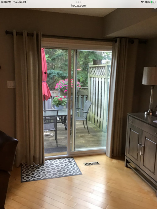 Matching Patio Door and Den Window Coverings?