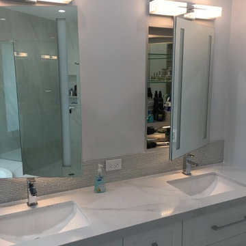 Marble bath renovation