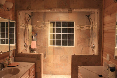 Example of a bathroom design in Other
