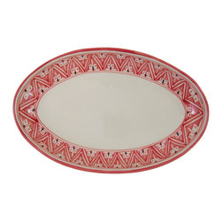 Le Souk Ceramique - Stoneware Poultry Platter, Nejma Design - Serving Dishes And Platters