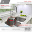 32"L x 19"W Stainless Steel Double Basin Dual mount Kitchen Sink with Strainers