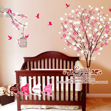 Removable wall decals- blossom wall decals flowers in nursery