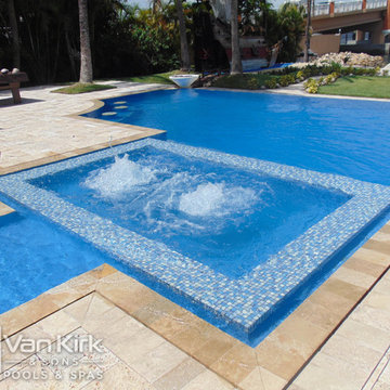 The Vanilla Ice Project Season 5 Pool That Van Kirk & Sons Pools & Spas Built in