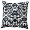 Alexys Polyester Indoor Pillow, Black, 18"x18"