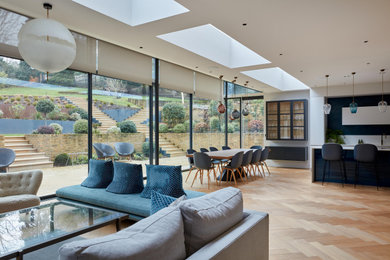 Inspiration for a contemporary living room in London.