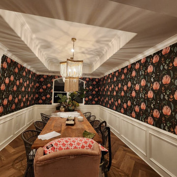 Dining Room wallpaper installation Georgetown, TX