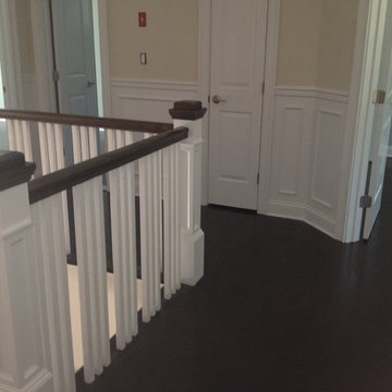 East Hampton new construction - Red Oak stained Ebony