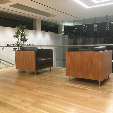 Milo Baughman Design Arm Chairs