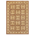 Bareens Designer Rugs - Bohemien Ziegler Angie Beige Brown Hand-Knotted Wool Rug - 8'8'' x 11'7'' - Enhance the ambiance of your home with this magnificent Persian-influenced Turkish hand-knotted rug made by skilled artisans capable of creating the most exceptional vegetable dyes and hand-spun wool. This exquisite handmade rug is a one-of-a-kind Peshawar Kafkaz, otherwise identified as Chobi, Chobi Peshawar, Oushak, or Ziegler rug. These handmade rugs are crafted in Pakistan utilizing superior-quality wool imported from Australia, New Zealand, and Korea in two types of weaves: the Persian weave and the Mori weave. This rug is meticulously crafted by hand using the finest natural vegetable dyes extracted from local plants. The artisans use a blend of hand-spun local and fine merino wool, resulting in a rug with a compelling texture, higher lanolin content, and longer staple. The artisans occasionally incorporate natural or artificial silk into the pile to enhance specific motifs. The finished product is an awe-inspiring execution of flawless design and an understated palette that exudes elegance.