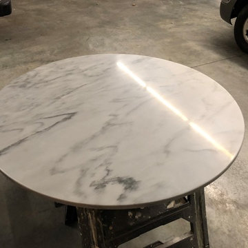 Carrara Table Restoration - Clearstone Coating