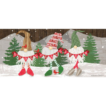 Christmas Gnoel Gnomes Sassfrass Mat Rubber Christmas Winter Peace Cheer 431873