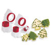 Cuisipro Snap Fit Holiday Tree Cookie Cutter Set