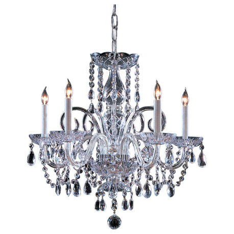 Crystorama Traditional Crystal 5-Light Chandelier
