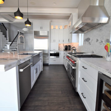 Beech White Kitchen at Beach Front, Clinton CT